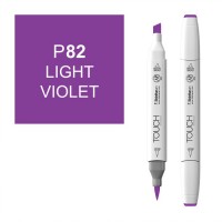 Маркер спиртовой двухсторонний TOUCH BRUSH ShinHan Art, фиолетовый светлый