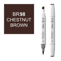 Маркер спиртовой двухсторонний TOUCH BRUSH ShinHan Art, каштановый