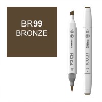 Маркер спиртовой двухсторонний TOUCH BRUSH ShinHan Art, бронзовый