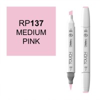 Маркер спиртовой двухсторонний TOUCH BRUSH ShinHan Art, розовый средний