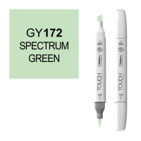 Маркер спиртовой двухсторонний TOUCH BRUSH ShinHan Art, зеленый спектральный