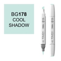Маркер спиртовой двухсторонний TOUCH BRUSH ShinHan Art, голубоватый призрачный