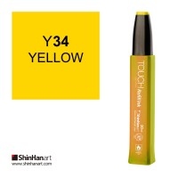 Заправка для спирт. маркеров TOUCH ShinHan Art, 20мл, желтый
