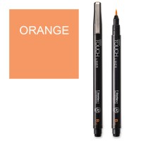 Линер TOUCH LINER Brush (наконечник-кисть) ShinHan Art, оранжевый