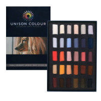 Набор пастели ручной работы `Emma Colbert Animal 30 half stick` UNISON, 30цв.