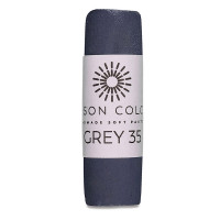 Пастель сухая мягкая ручной работы UNISON, GREY-35 Серый 35