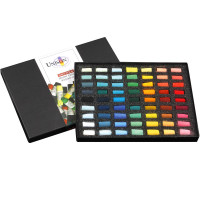 Набор мягкой пастели ручной работы `Starter 63 half stick` UNISON, 63цв.