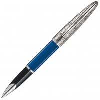 Ручка роллер Waterman Carene Obsession Blue Lacquer/Gunmetal, F черные чернила