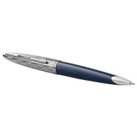 Ручка шариковая Waterman `Carene SE Deluxe Blue CT` синяя, 1,0мм, подарочная упаковка
