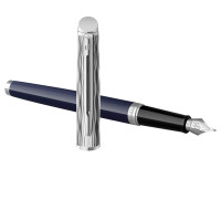 Ручка перьевая Waterman `Hemisphere SE Deluxe Blue CT`, 0,8мм, подарочная упаковка
