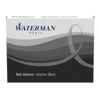 Картридж Waterman черный чернила для ручек перьевых (8шт)
