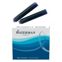 Картридж Waterman International 52012 синие чернила для ручек перьевых (6шт)