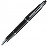 Ручка роллер Waterman Carene Black ST, F черные чернила