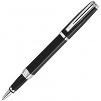 Ручка роллер Waterman Exception Night&Day Black ST, F черные чернила