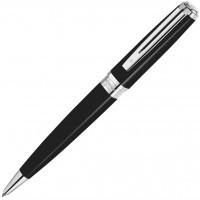 Ручка шариковая Waterman Exception Slim Black ST, M синие чернила