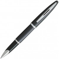 Ручка роллер Waterman Carene Grey Charcoal, F черные чернила