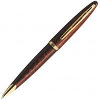 Ручка шариковая Waterman Carene 21104 Amber GT, M синие чернила