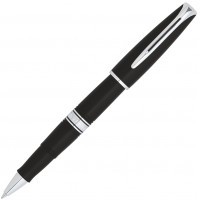 Ручка роллер Waterman Charleston 13017 T Black CT, F черные чернила