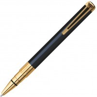 Ручка шариковая Waterman Perspective Black GT, M синие чернила