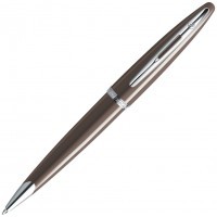 Ручка шариковая Waterman Carene Frosty Brown Lacquer ST, M синие чернила