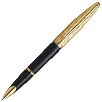 Ручка роллер Waterman Carene Essential Black GT, F черные чернила