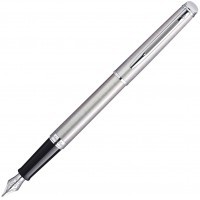 Ручка перьевая Waterman Hemisphere Steel CT, перо F сталь с хромированным покрытием