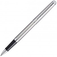 Ручка роллер Waterman Hemisphere Steel CT, F черные чернила
