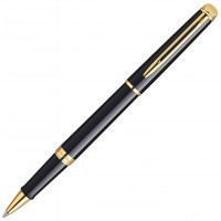 Ручка роллер Waterman Hemisphere Mars Black GT, F черные чернила