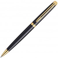 Ручка шариковая Waterman Hemisphere Mars Black GT, M синие чернила