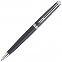 Ручка шариковая Waterman Hemisphere Matte Black CT, M синие чернила