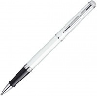 Ручка роллер Waterman Hemisphere White CT, F черные чернила