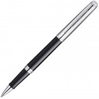 Ручка роллер Waterman Hemisphere Deluxe Black CT, F черные чернила