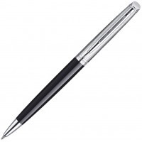 Ручка шариковая Waterman Hemisphere Black CT, M синие чернила