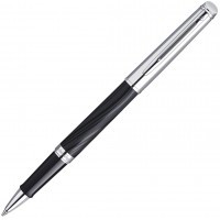 Ручка роллер Waterman Hemisphere Deluxe Silky CT, F черные чернила