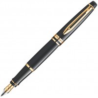 Ручка перьевая Waterman Expert 3 Black Laque GT, перо F сталь
