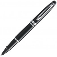 Ручка роллер Waterman Expert 3 Black Laque CT, F черные чернила