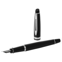 Ручка перьевая Waterman `Expert Matt Black CT`, 1,0 мм, подарочная упаковка