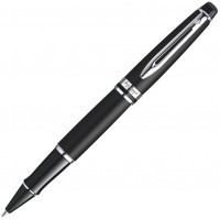 Ручка роллер Waterman Expert 3 Matte Black CT, F черные чернила