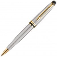 Ручка шариковая Waterman Expert 3 Stainless Steel GT, M синие чернила