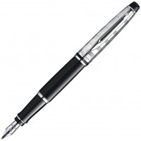 Ручка перьевая Waterman Expert 3 Deluxe Black CT, перо F сталь