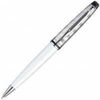 Ручка шариковая Waterman Expert 3 Deluxe White CT, M синие чернила