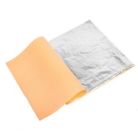 Сусальное серебро 24К Wilhelm Weber, 1.4г, 91.5х91.5мм, 60л. (книжка)