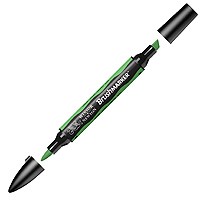 Маркер двустор. Winsor&Newton PROMARKER Brush, цвет G457 Зеленый травяной