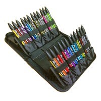 Набор маркеров `Микс-футляр` Winsor&Newton Mixed Marker Set - Wallet, 24шт.