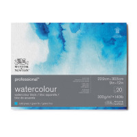 Склейка для акварели А4, 300г/м2, 100% хлопок, Фин, 20л., Winsor&Newton Professional