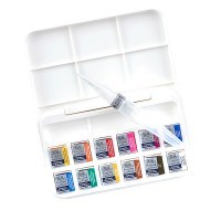 Набор акварели Winsor&Newton COTMAN, Brush Pen Set, 12 цветов