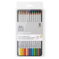 Набор цветных карандашей 12цв. STUDIO COLLECTION Winsor&Newton, метал. коробка