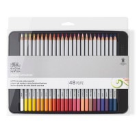 Набор цветных карандашей 48цв. STUDIO COLLECTION Winsor&Newton, метал. коробка