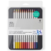 Набор акварельных карандашей 24цв. STUDIO COLLECTION Winsor&Newton, метал. коробка