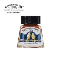 Тушь для рисования Winsor&Newton, 14мл, 123 Желтый Канареечный